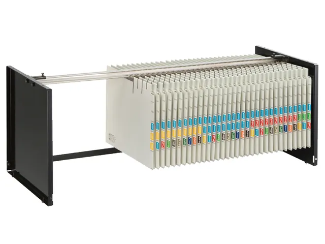 Hangmappenrek Jalema Lateraal Secolor stapelbaar 110cm zwart A4