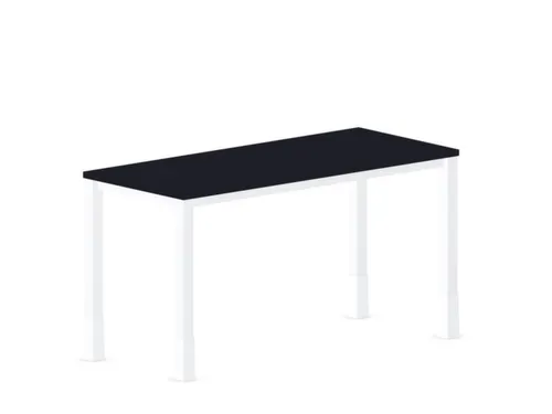 In hoogte verstelbaar bureau,HxBxD 720-840x1400x600mm,CC-zwart