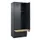 locker met bank,HxBxD 1950x800x815mm,2vak,vak B 400mm,draaigrendel