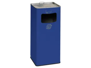 Combi-asbak Hxbxd 700X320X320Mm Vierkant Blauw - 1