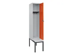 locker met bank,HxBxD 2120x400x815mm,1vak,vak B 400mm,draaigrendel