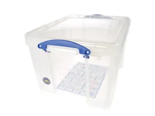 Cardboard Hangmappenkoffer 35 Liter transparant A4 - 1