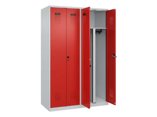 PBM-locker,HxBxD 1850x1200x500mm,4vak,vak B 300mm,draaigrendel