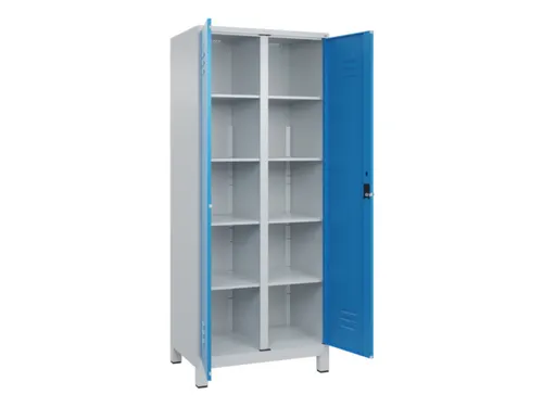 wasgoedverdeelkast,HxBxD 1950x800x500mm,vak B 400mm,draaigrendel