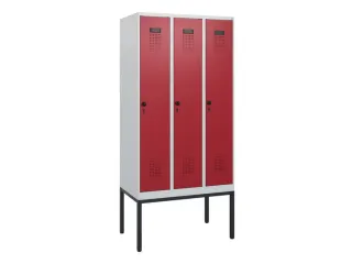 schoollocker,HxBxD 1950x900x500mm,3vak,vak B 300mm,draaigrendel - 2
