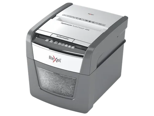 Papiervernietiger Rexel Optimum Auto+ 45X snippers 4x28mm