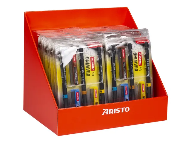 Vulpotloden set Aristo 20 stuks in display (AR-23559)