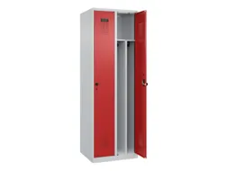 locker voor scheiding van kleding,HxBxD 1850x600x500mm,2vak