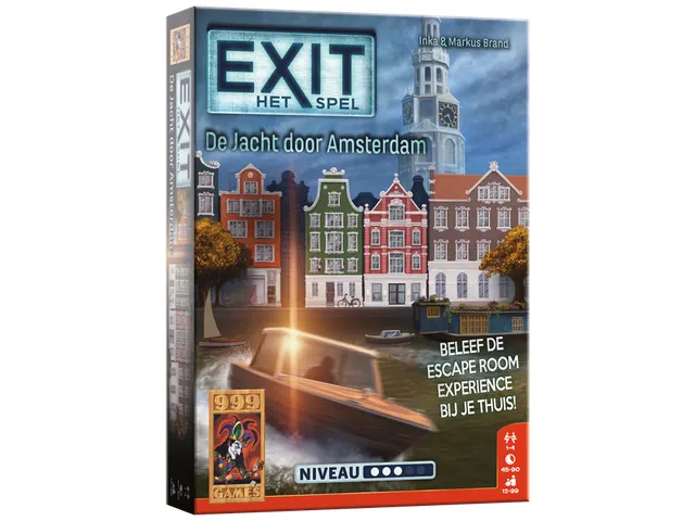 999Games Breinbreker Spel EXIT De Jacht door Amsterdam 12+