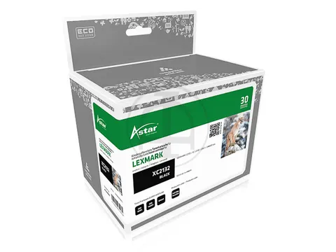As20083 Astar Lexmark 24B6011 Xc Toner Zwart Rebuilt 6000Pagina's Chip