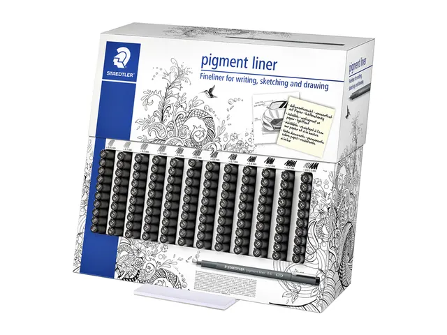 Fineliner Staedtler pigment 308 display à 120st assorti