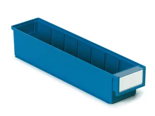 stellingbak,HxBxD 82x92x400mm,PP,blauw - 1