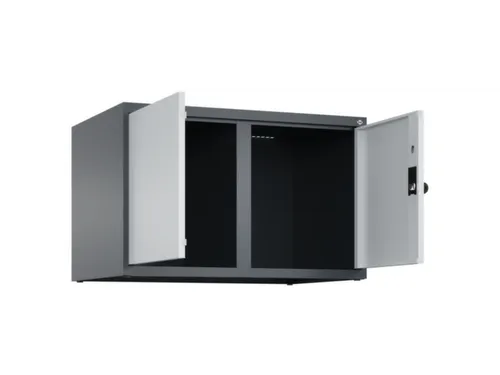 opzetkast,v. locker,2vak.,vak B 400mm,HxBxD 500x800x500mm,vleugeldeur