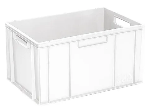 Euronorm Stapelkrat Pe 320x600x400mm 63liter Wit