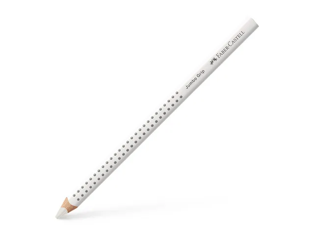 Kleurpotlood Faber-Castell Jumbo GRIP 01 wit