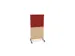 scheidingswand,HxB 1545x800mm,NE-esdoorn,BN4011-rood