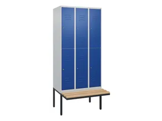Dubbeldekse dekenkist,HxBxD 2120x900x815mm,3x2vak.,vak B 300mm - 1