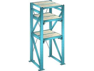 uittrekstelling voor zware lasten,HxBxD 2000x890x860mm,vaklast 1000kg - 1
