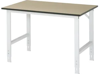 werkbank HxBxD 760-1080x1250x800mm MDF blad draagverm. 500kg - 1