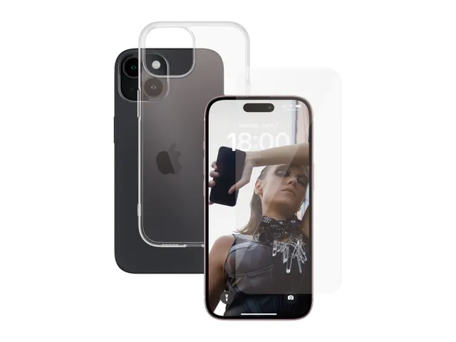 PanzerGlass SAFE. by 2-in-1 Bundle iPhone 15 | BULK, Apple, Apple -