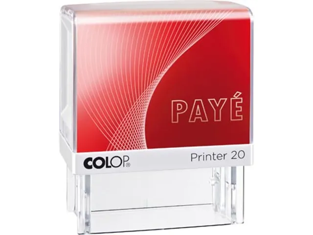 Colop Formulestempel Printer 20 Paye Rood