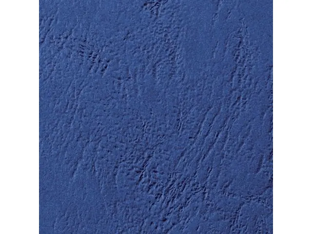 Couverture GBC A4 similicuir 250g bleu roi 100 pièces