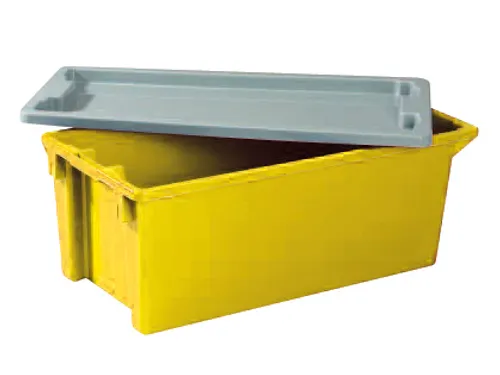 Draaistapelbak Pp Hxlxb 300X800X400Mm 70L Geel