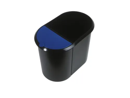 afvalverzamelaar,1x20/1x9l,HxBxD 348x270x440mm,romp PP zwart