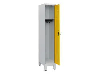 schoollocker,HxBxD 1630x300x500mm,1vak,vak B 300mm,draaigrendel,voeten - 1