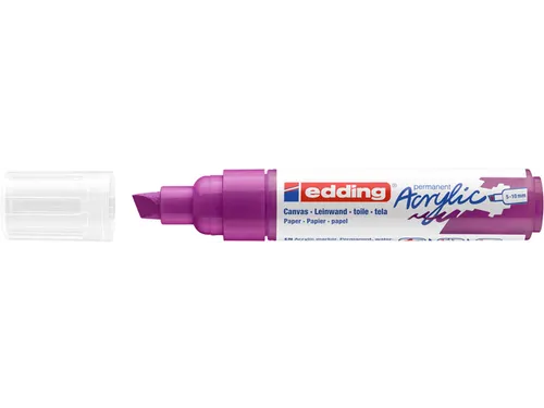 Acrylmarker edding e-5000 breed bessen rood