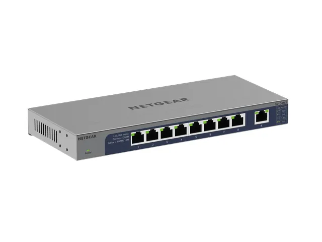 NETGEAR GS108MX-100EUS, Unmanaged, L2, Gigabit Ethernet (10/100/1000),