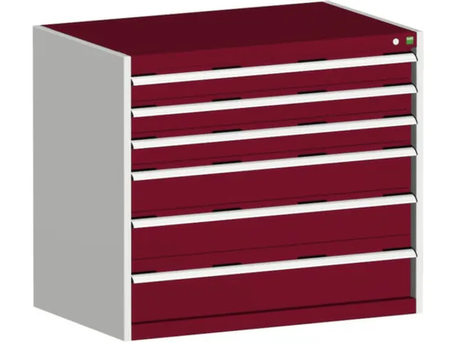 ladekast HxBxD 900x1050x650mm 6laden zware lasten RAL7035 RAL3004