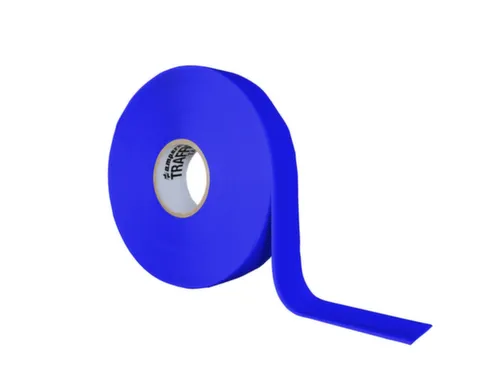 vloermarkeertape,PVC,blauw,band LxB 30mx50mm
