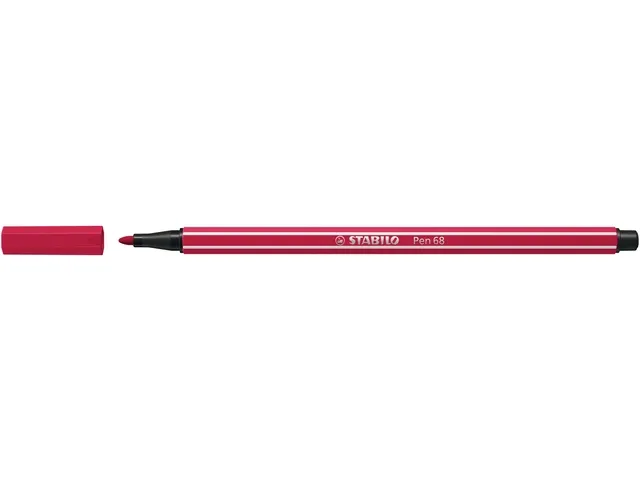 Viltstift STABILO Pen 68/50 medium donkerrood
