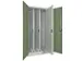armoire verticale,HxlxP 1950x1000x600mm,RAL7035,face avant RAL6011