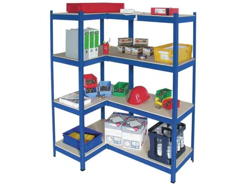 magazijnstelling,hoekstelling,HxBxD 1800x 900/1500x 600mm,vakl. 265kg