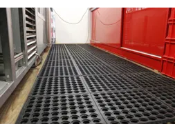 werkplek-vloerbedekking,modulesysteem,LxB 900x900mm,nitril,zwart