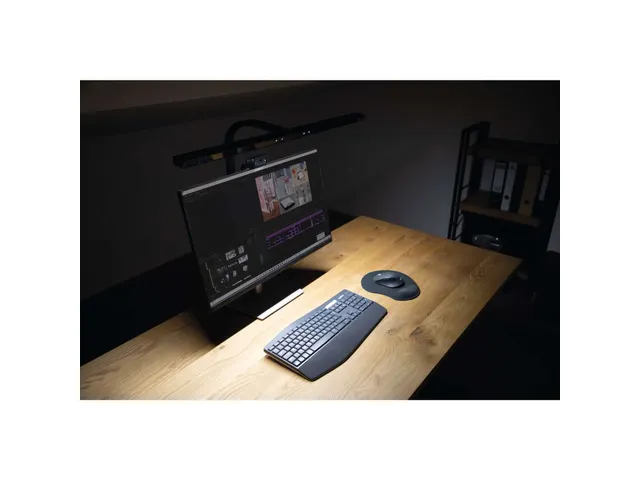 Lampe écran 8189890 MAULgate LED 3.000-6.500K dimmable pince Noir