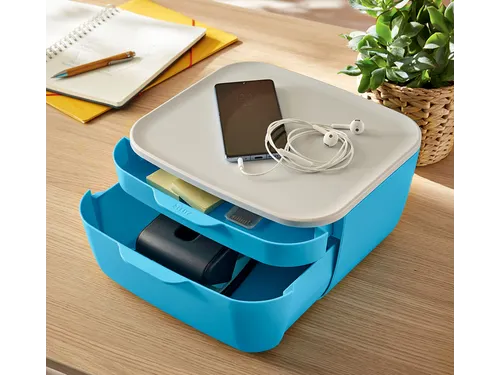 Ladenblok Leitz Cosy 2 laden blauw