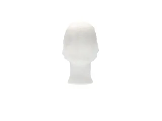 Haarnet CMT clip non-woven M 50cm PP wit 100 stuks - 3