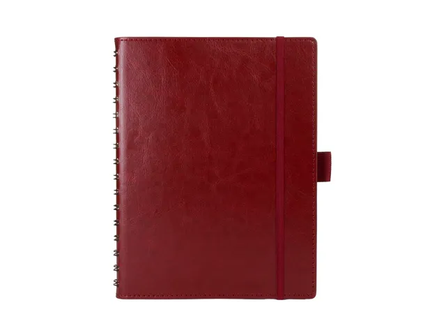 Notitieboek Multo Hannibal A5 roomwit papier 55 vel 120 grams bordeaux