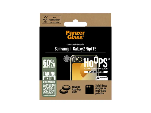 PanzerGlass Hoops Camera Lens Protector Transparent Samsung Galax