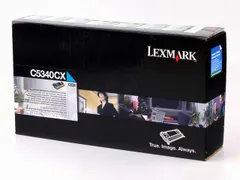 Tonercartridge Lexmark C 5340 cx Retourprogramma Cyaan