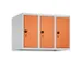 opzetkast,v. locker,3vak.,vak B 250mm,HxBxD 500x750x500mm,vleugeldeur