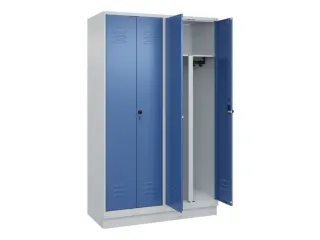 PBM-locker,HxBxD 1950x1200x500mm,4vak,vak B 300mm,draaigrendel - 2