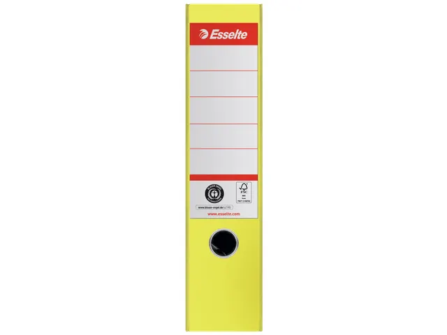 Esselte No.1 Ordner 75mm Geel 100% Gerecycled karton
