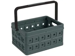 #*Square vouwkrat met extra handgreep 24L zwart/anthr44 x 31,5 x 21 cm