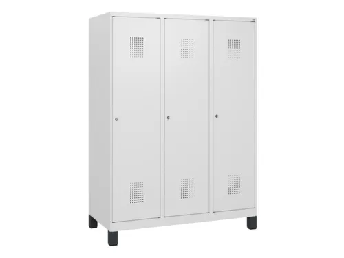 schoollocker,HxBxD 1630x1200x500mm,3vak,vak B 400mm,cil.-slot,voeten