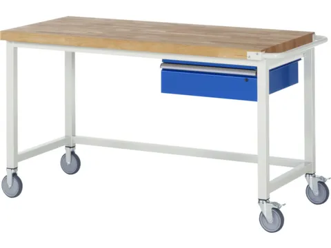 Werkbank Hxbxd 880x1500x700mm Beukenhouten Werkblad 1lade