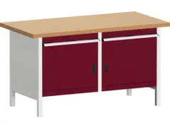 werkbank met opbergruimte,HxBxD 840x1500x750mm,beukenblad